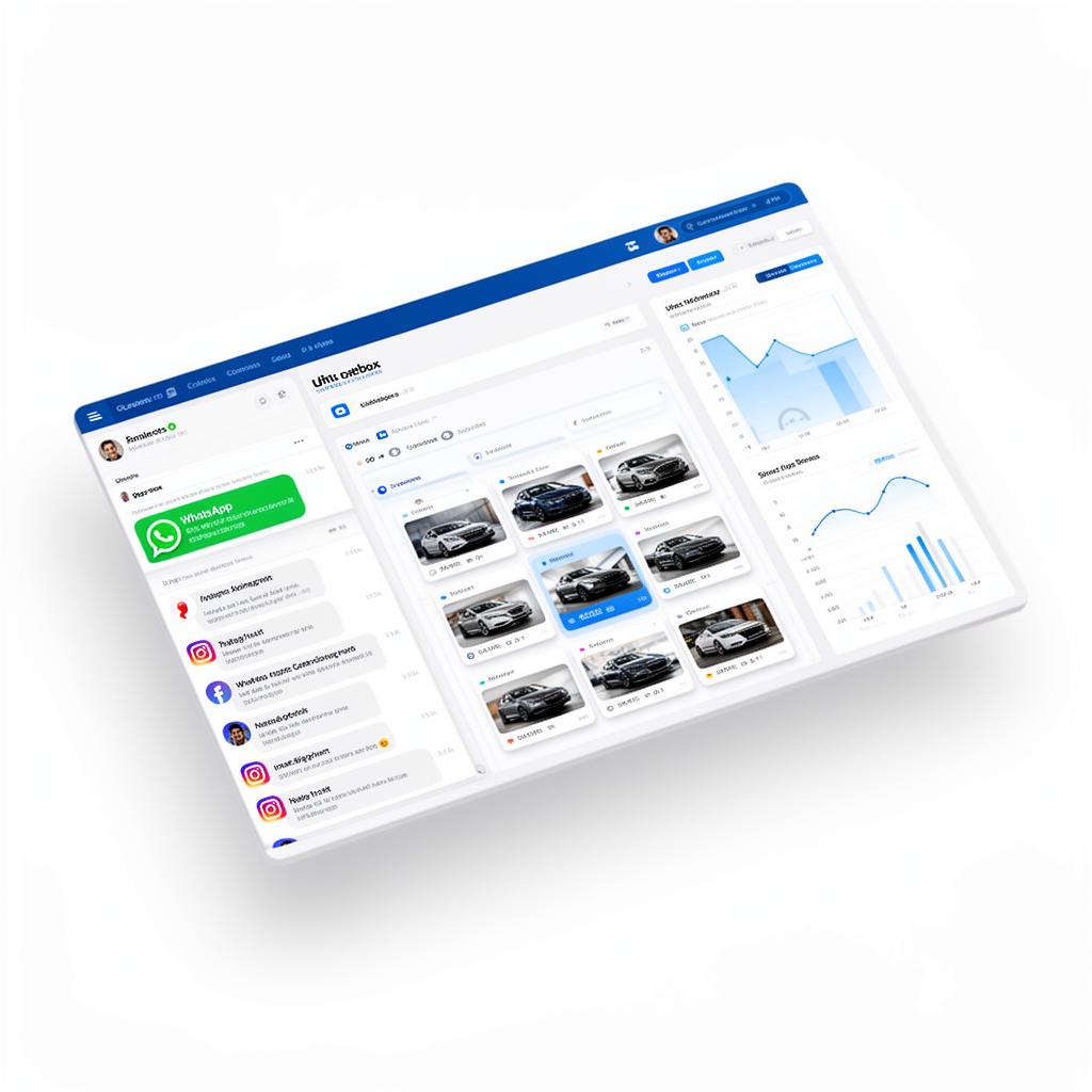 Painel do Pátio CRM mostrando a caixa de atendimentos e as etapas da venda